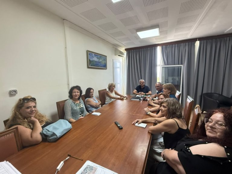 Συνάντηση Δημάρχου Μυτιλήνης, Παναγιώτη Χριστόφα με τον Πρόεδρο και μέλη της Περιφερειακής Ομοσπονδίας ΑμεΑ Βορείου Αιγαίου