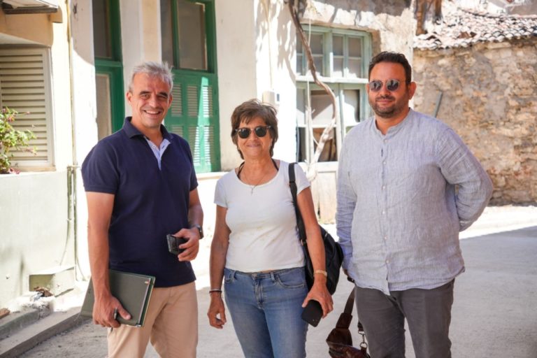 Επίσκεψη Δημάρχου Μυτιλήνης, Παναγιώτη Χριστόφα στο Παλαιοχώρι