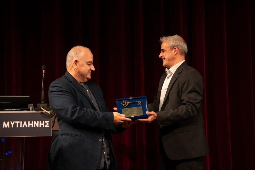 Επίτιμος Δημότης Μυτιλήνης ανακηρύχθηκε ο Δρ. Παύλος Τριανταφυλλίδης