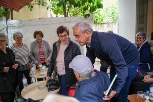 Επίσκεψη του Δημάρχου, Παναγιώτη Χριστόφα στο ΚΑΠΗ Μυτιλήνης-image
