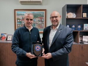 Συνάντηση Δημάρχου Μυτιλήνης, Παναγιώτη Χριστόφα με τον Γενικό Γραμματέα Πολιτικής Προστασίας, Νίκο Παπαευσταθίου-image